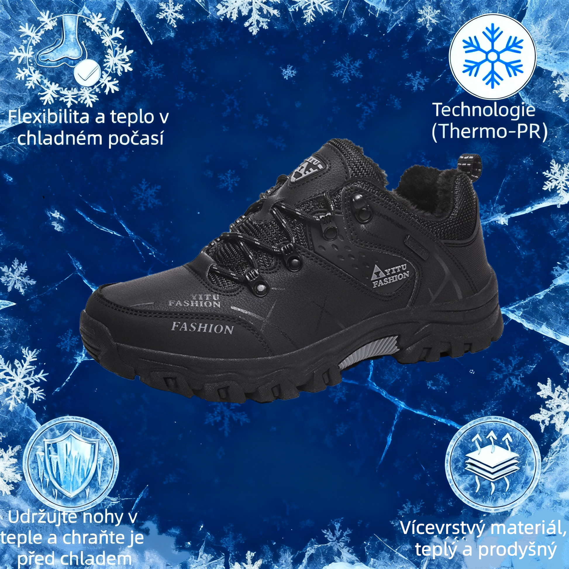Zero Step - Sterminn® Ⅲ Pohodlná, ergonomická, zimní bezpečnostní ortopedická vložka s fleecovou podšívkou pro úlevu od bolesti zad, kloubů a nohou (2025)