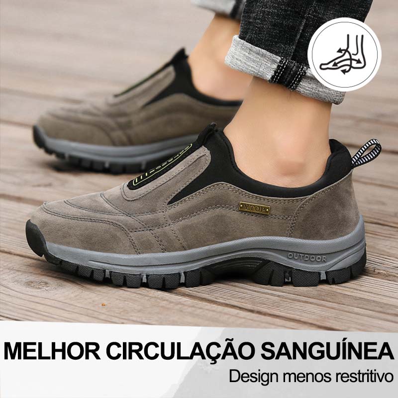 (🔥50% de desconto hoje - agarre!) Sapatos ortopédicos elegantes e premium 👞 - Design ergonómico para alívio da dor