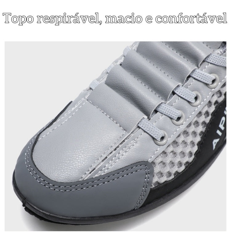 [⏰Desconto de 50% por tempo limitado - não perca] Sapatos ortopédicos com design ergonómico - design de chinelo semi-coberto, fácil de calçar e despir 👞