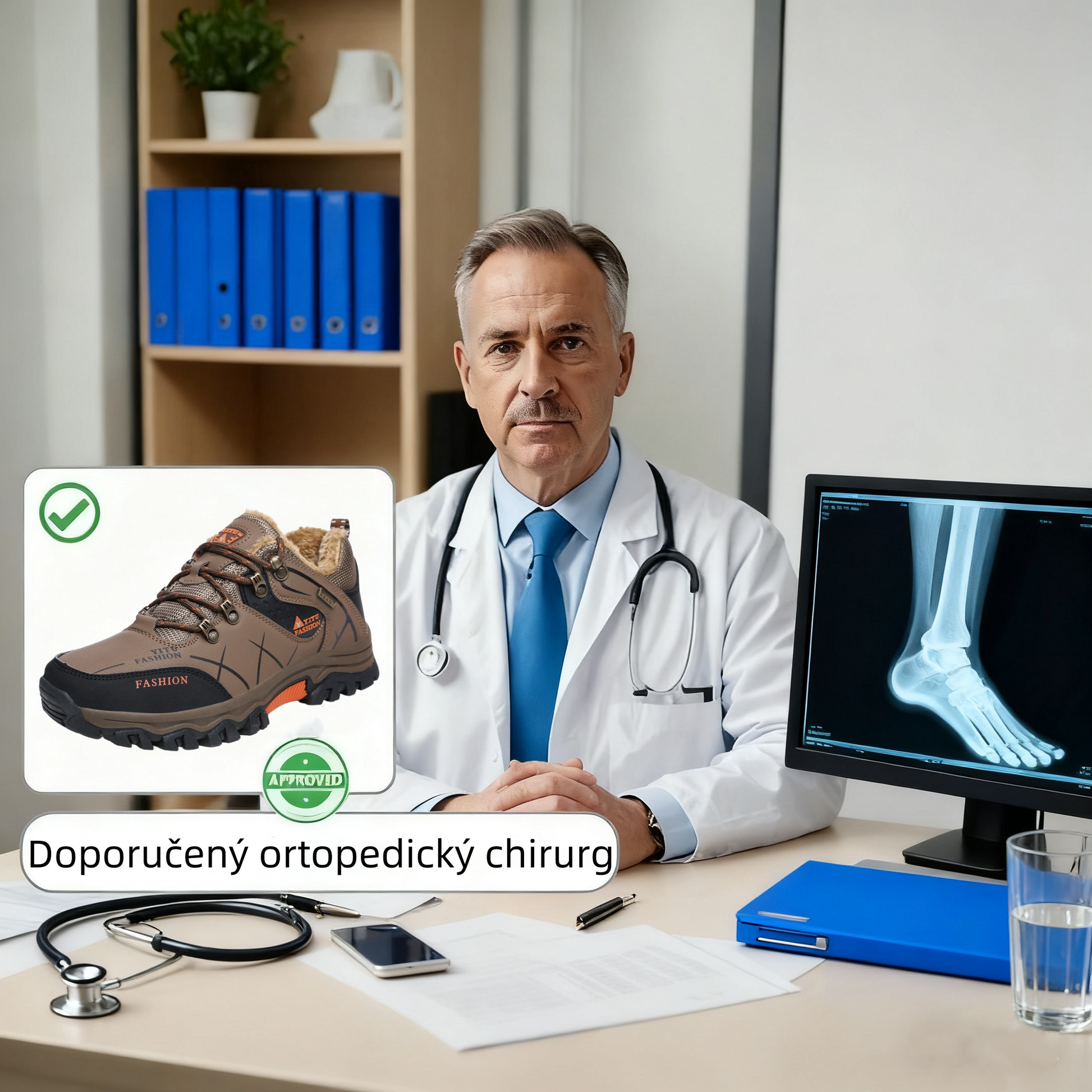 Zero Step - Sterminn® Ⅲ Pohodlná, ergonomická, zimní bezpečnostní ortopedická vložka s fleecovou podšívkou pro úlevu od bolesti zad, kloubů a nohou (2025)