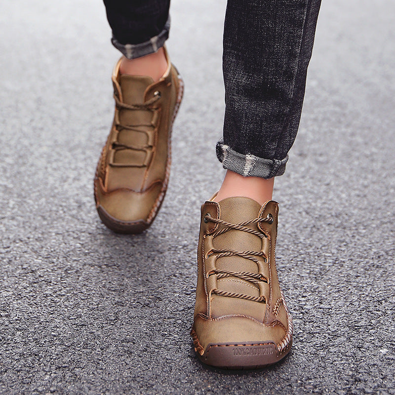 【🎉Promoção por tempo limitado - 60% de desconto, só hoje - não perca】 - Sapatos ortopédicos para homem feitos de pele de bezerro australiana 👞Caminhada confortável e alívio da dor✅