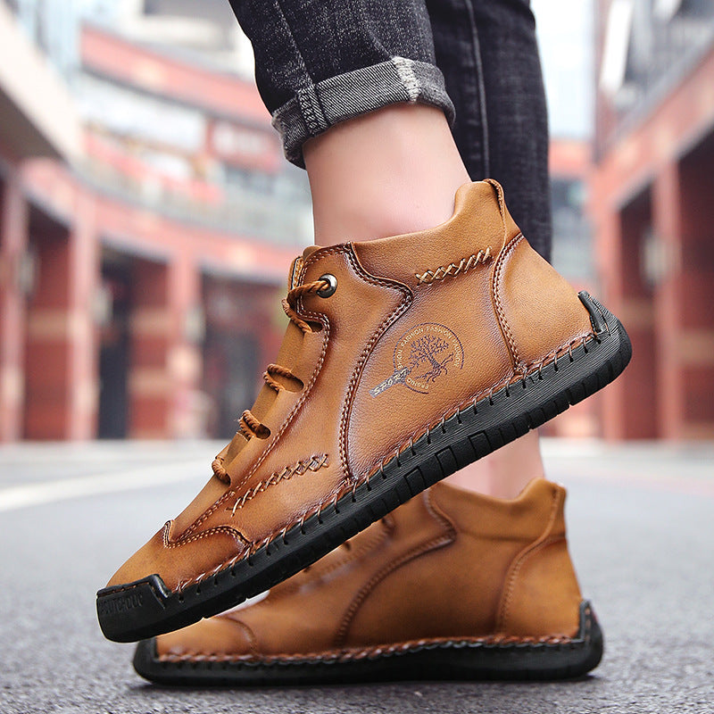 【🎉Promoção por tempo limitado - 60% de desconto, só hoje - não perca】 - Sapatos ortopédicos para homem feitos de pele de bezerro australiana 👞Caminhada confortável e alívio da dor✅