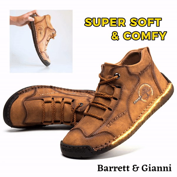 【🎉Promoção por tempo limitado - 60% de desconto, só hoje - não perca】 - Sapatos ortopédicos para homem feitos de pele de bezerro australiana 👞Caminhada confortável e alívio da dor✅