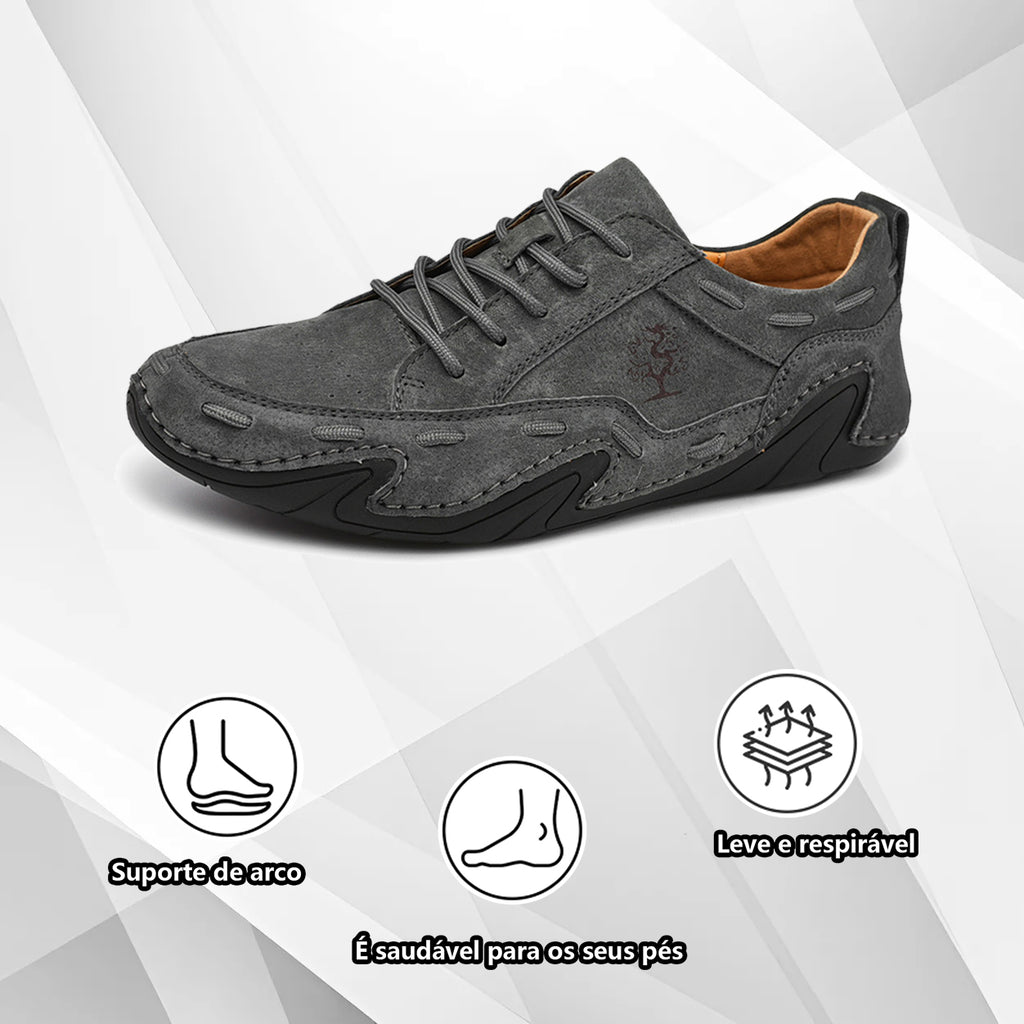 (🔥50% de desconto hoje - agarre!) Sapatos ortopédicos elegantes e premium 👞 - Design ergonómico para alívio da dor