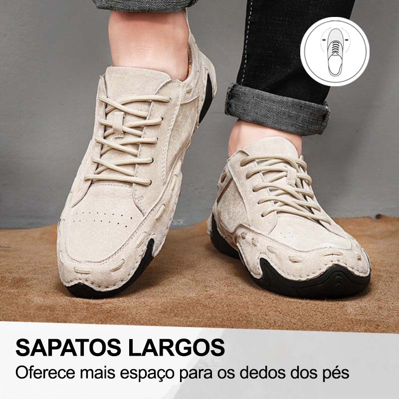 (🔥50% de desconto hoje - agarre!) Sapatos ortopédicos elegantes e premium 👞 - Design ergonómico para alívio da dor