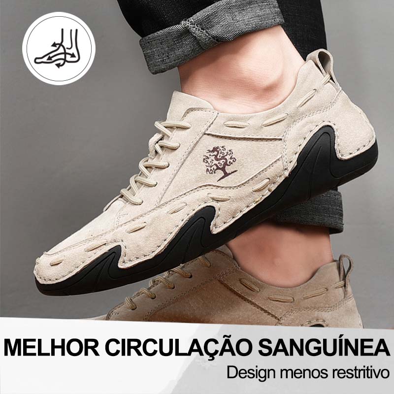 (🔥50% de desconto hoje - agarre!) Sapatos ortopédicos elegantes e premium 👞 - Design ergonómico para alívio da dor
