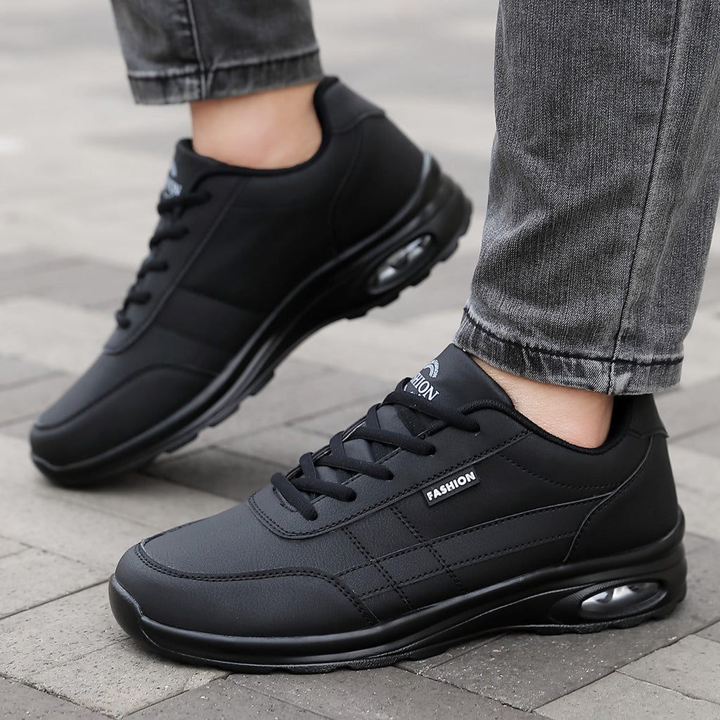 (⏰Novo produto com 50% de desconto) Sapatos casuais para caminhada 👞Sola com almofada de ar melhorada, confortável e antiderrapante, suporte para arco ✅Alivia a dor nos pés!
