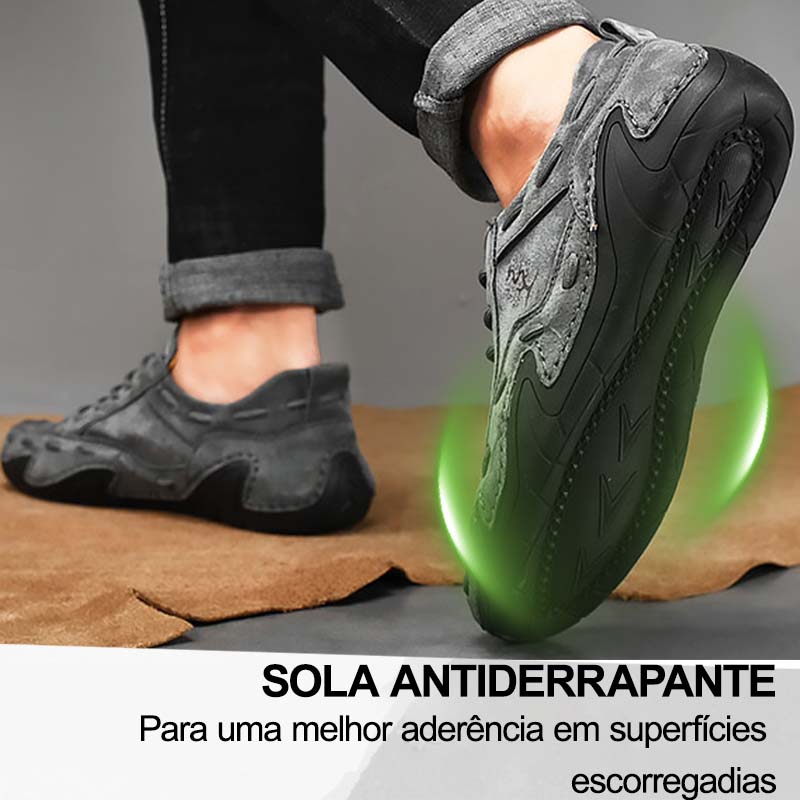 (🔥50% de desconto hoje - agarre!) Sapatos ortopédicos elegantes e premium 👞 - Design ergonómico para alívio da dor