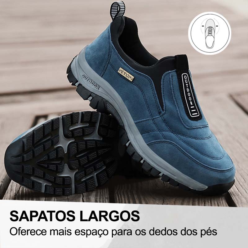 (🔥50% de desconto hoje - agarre!) Sapatos ortopédicos elegantes e premium 👞 - Design ergonómico para alívio da dor