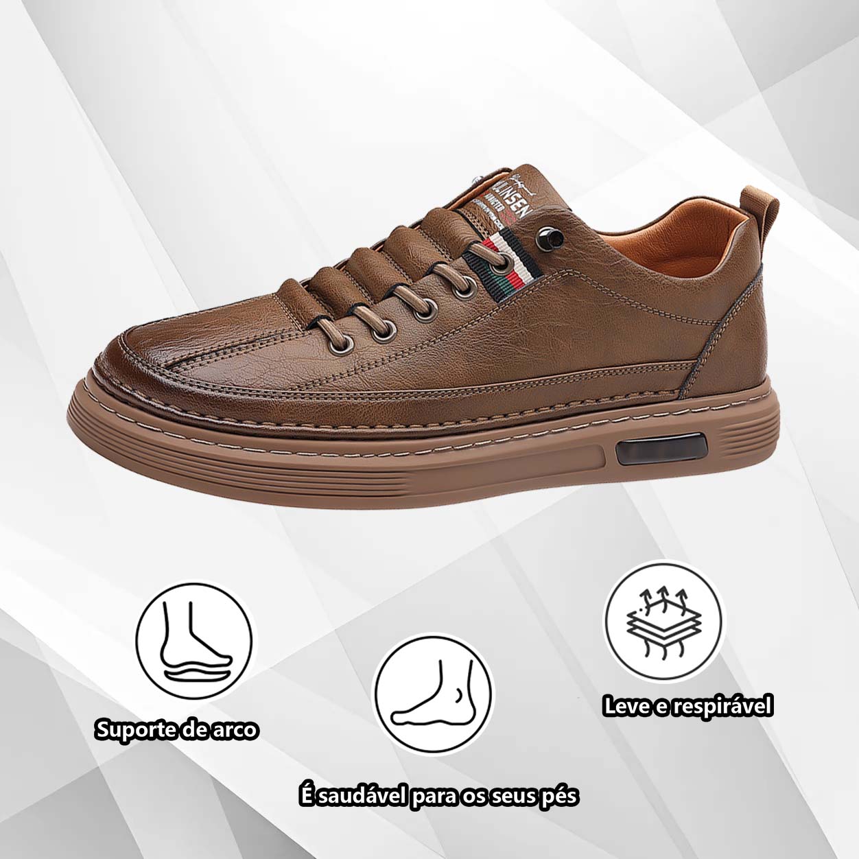 (🔥50% de desconto hoje - agarre!) Sapatos ortopédicos elegantes e premium 👞 - Design ergonómico para alívio da dor