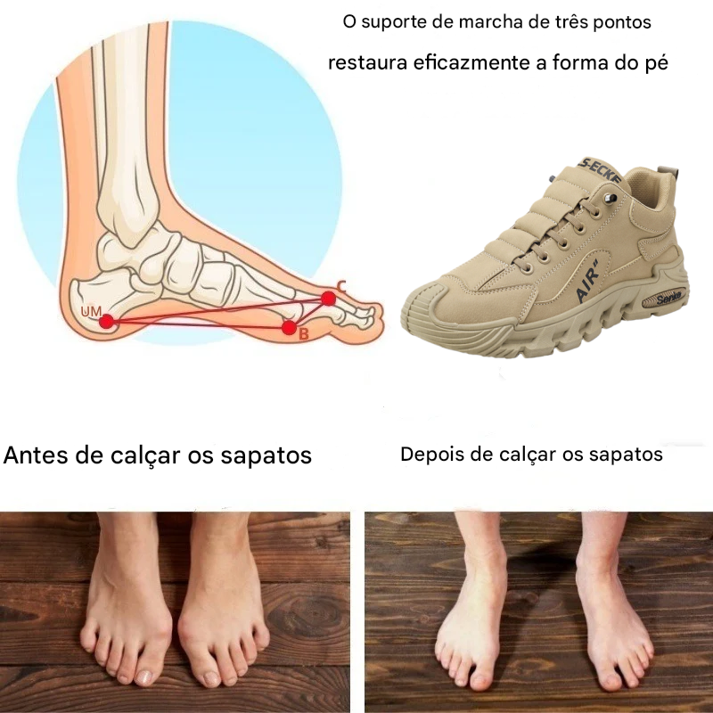 ⏰50% de desconto apenas hoje: 🔥Calçado casual confortável e antiderrapante - absorção de choque e alívio de pressão, design de arco. ✅ Diga adeus à dor nos pés