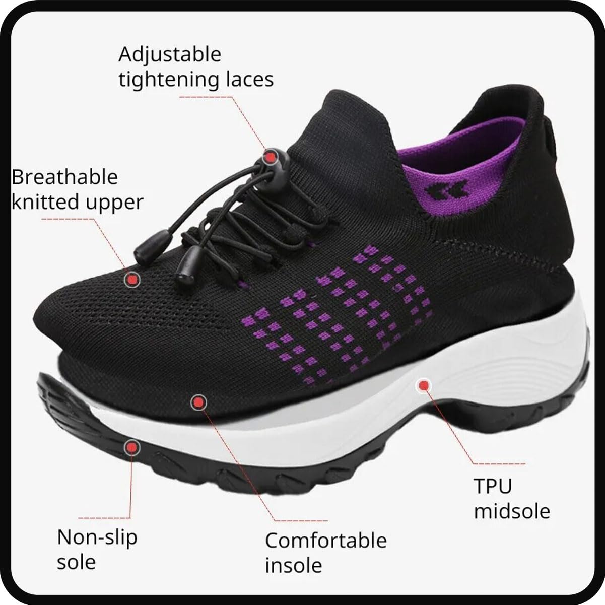 (🔥🔥60% de desconto hoje)#1 Sapatos ortopédicos para mulher para alívio da dor e palmilhas de conforto premium