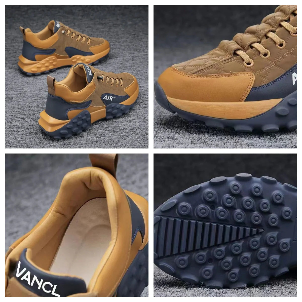 【🔥Novidades, metade do preço hoje por tempo limitado】Sapatos ortopédicos - design ergonómico, super absorção de choque, correção da marcha ✅Feito em pele de bovino