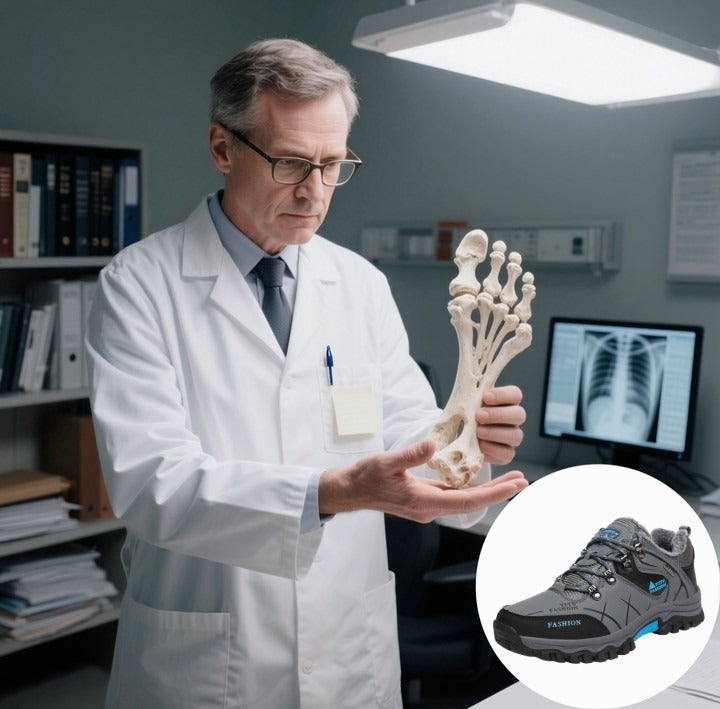 Zero Step - Sterminn® Ⅲ Pohodlná, ergonomická, zimní bezpečnostní ortopedická vložka s fleecovou podšívkou pro úlevu od bolesti zad, kloubů a nohou (2025)