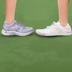 ⏰Rápido! Use estes sapatos descalços que deixam os seus pés confortáveis! 👟Sem necessidade de atar os atacadores, ortopédicos - melhore os seus pés🦶, alivie a dor e dê passos saudáveis. Respiráveis e antiderrapantes👍, ☀️Indispensáveis no verão!