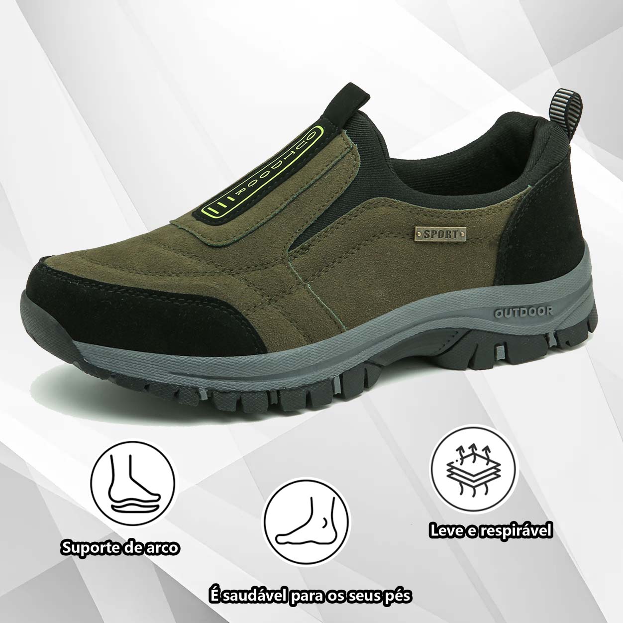 (🔥50% de desconto hoje - agarre!) Sapatos ortopédicos elegantes e premium 👞 - Design ergonómico para alívio da dor