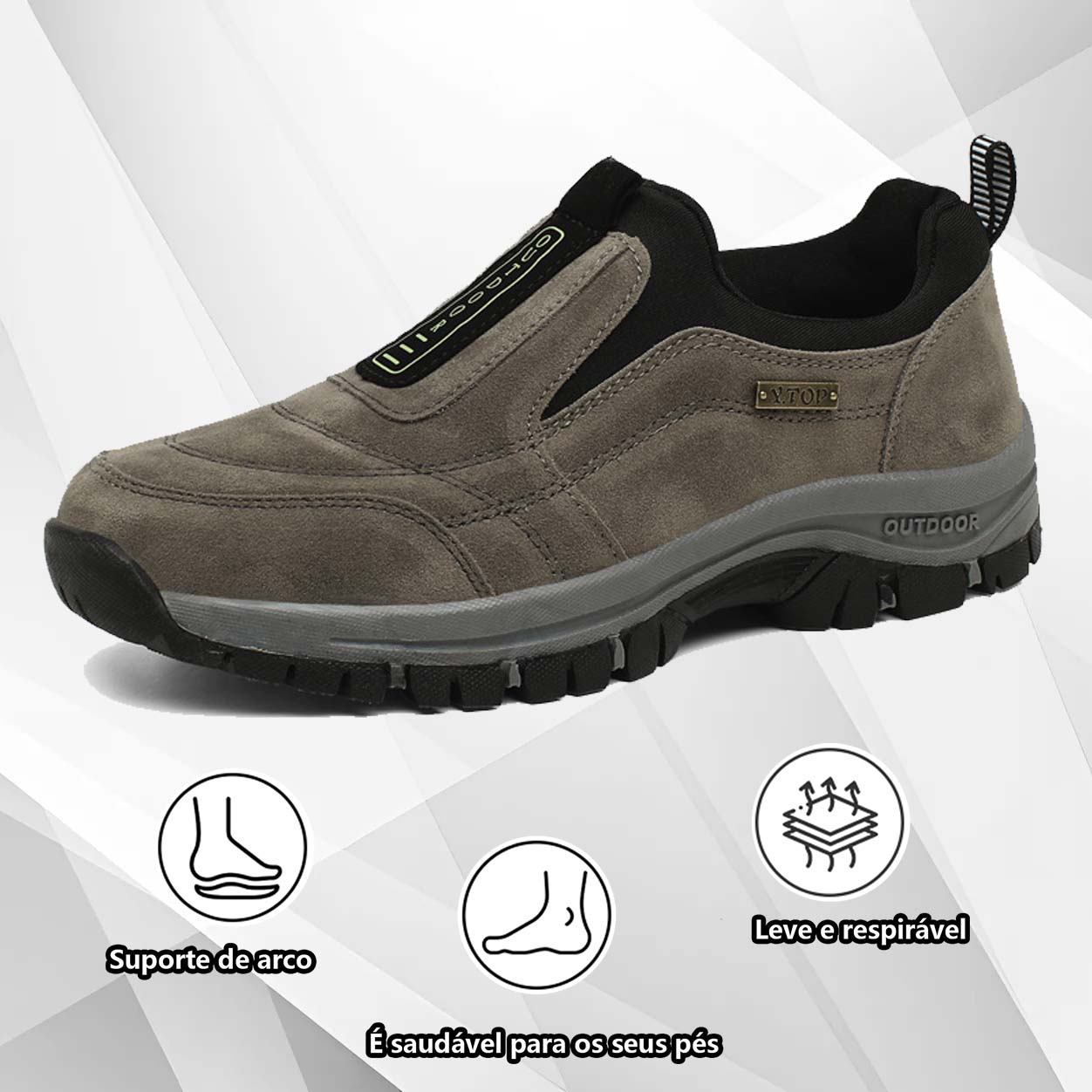 (🔥50% de desconto hoje - agarre!) Sapatos ortopédicos elegantes e premium 👞 - Design ergonómico para alívio da dor