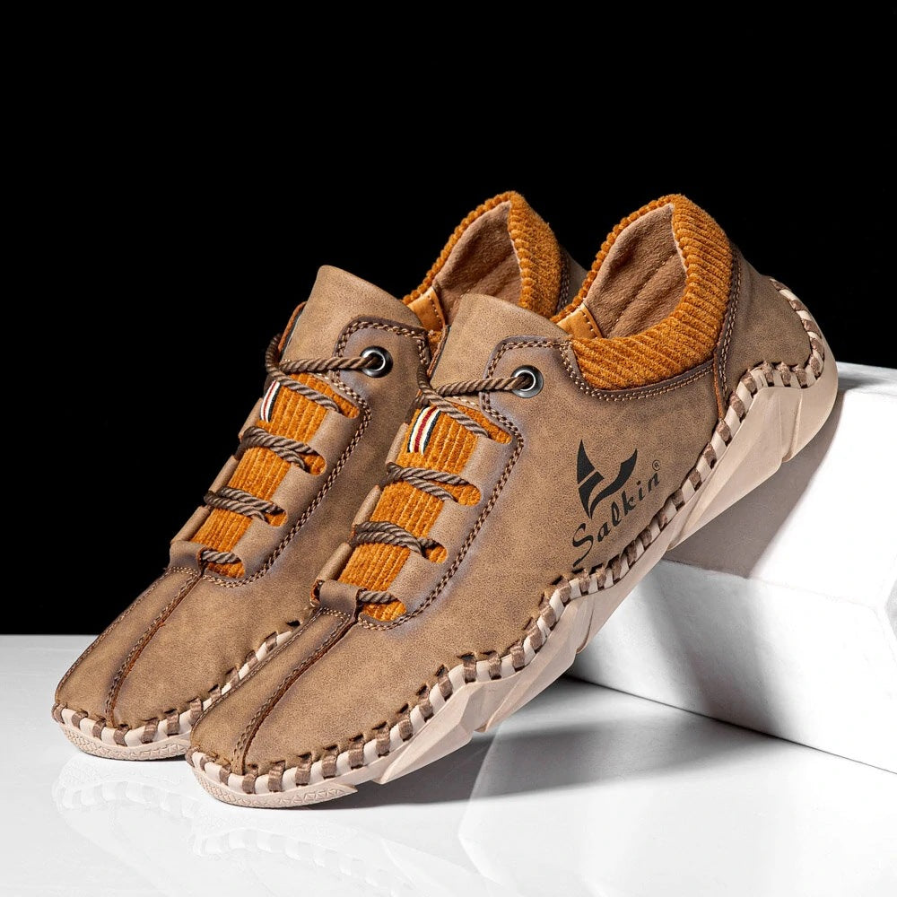 [🎁Dzisiejsza połowa ceny – nie przegap tego] Ergonomicznie zaprojektowane buty ortopedyczne – szyte ręcznie ze skóry klasy 5A 👞Skutecznie chronią zdrowie stóp