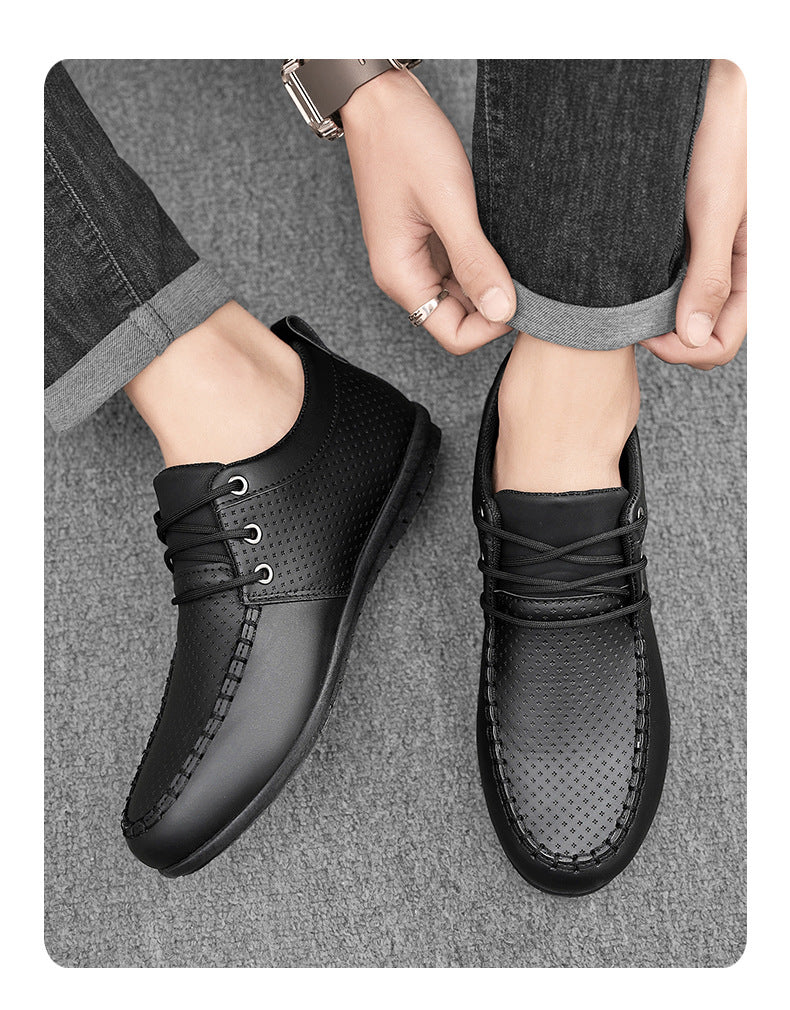 【⏰Último dia com 50% de desconto - Não perca!】🔥 Sapatos ortopédicos confortáveis e elegantes 👞 Design ergonómico com suporte de arco para caminhar sem dor ✅ Costurado à mão