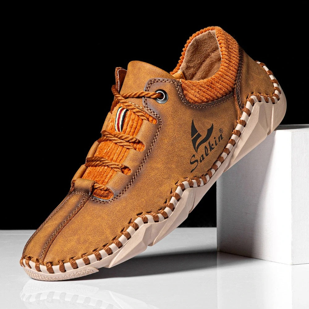 [🎁Dzisiejsza połowa ceny – nie przegap tego] Ergonomicznie zaprojektowane buty ortopedyczne – szyte ręcznie ze skóry klasy 5A 👞Skutecznie chronią zdrowie stóp