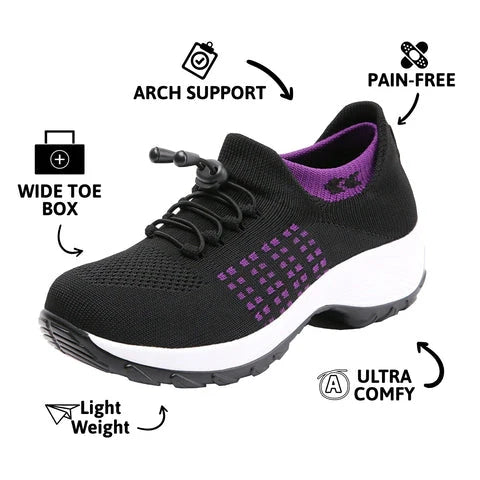 (🔥🔥60% de desconto hoje)#1 Sapatos ortopédicos para mulher para alívio da dor e palmilhas de conforto premium