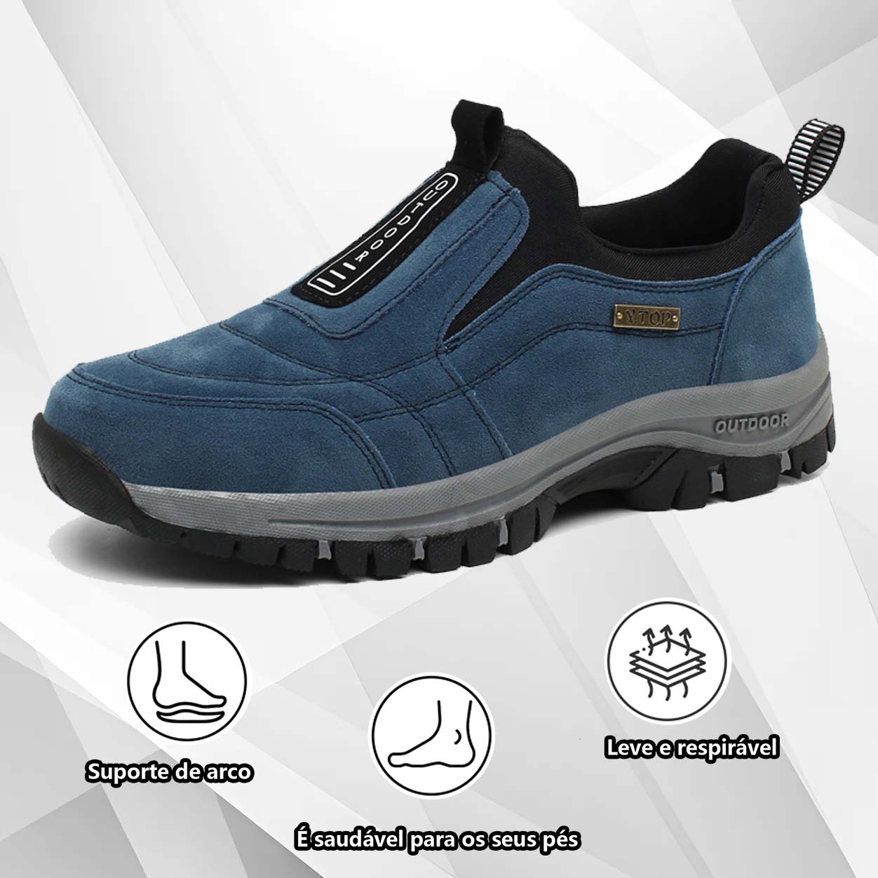 (🔥50% de desconto hoje - agarre!) Sapatos ortopédicos elegantes e premium 👞 - Design ergonómico para alívio da dor
