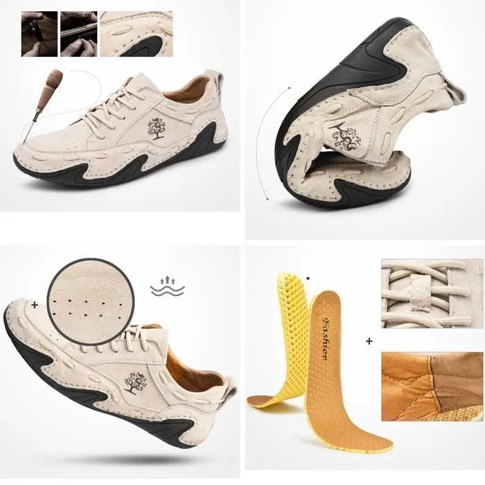 (🔥60% de desconto hoje - não perca!) Sapatos ortopédicos elegantes e premium 👞 - Design ergonómico para alívio da dor