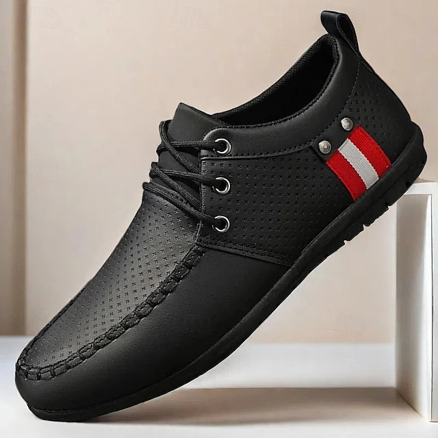 【⏰Último dia com 50% de desconto - Não perca!】🔥 Sapatos ortopédicos confortáveis e elegantes 👞 Design ergonómico com suporte de arco para caminhar sem dor ✅ Costurado à mão